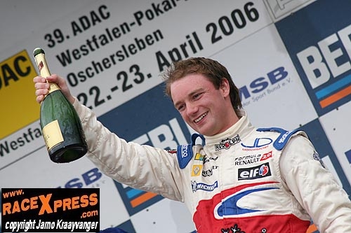 Xavier Maassen twee maal op podium tijdens het eerste NEC Formule Renault weekend